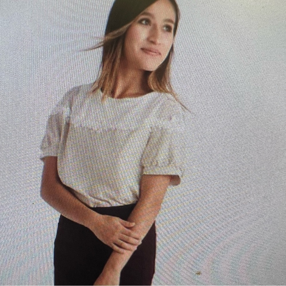 Listicle Cream Eyelet Puff Sleeve Top